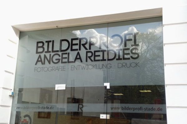 Angela Reidies Bilderprofi Stade Schaufenster im Glasdekor