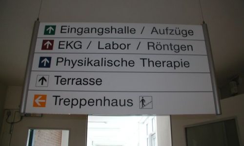 Wergweiser Elbe Klinikum Stade